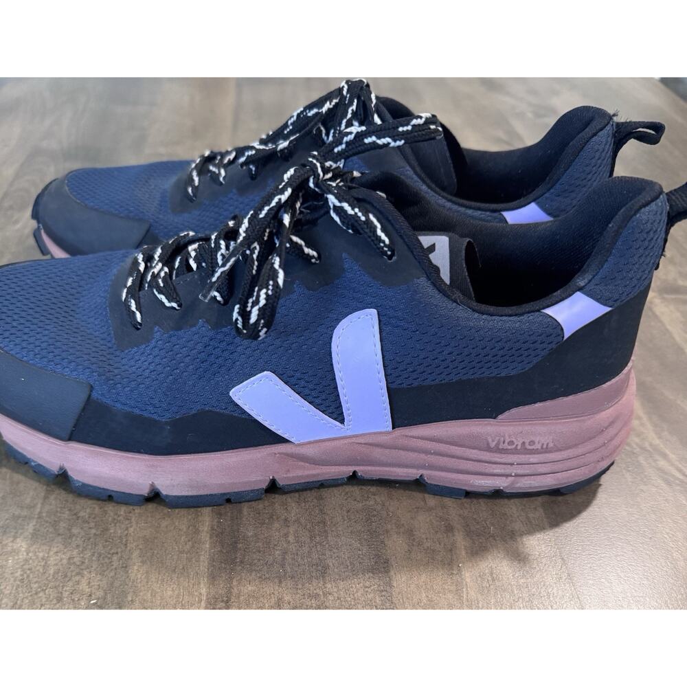 VEJA Dekkan Alveomesh Nautico Blue Lavender Vibram Mauve Sole 40/9 NEW